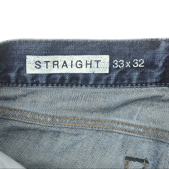 GAP Men's Straight Leg Jeans with Two Tone Pockets - Picture 5 of 7
